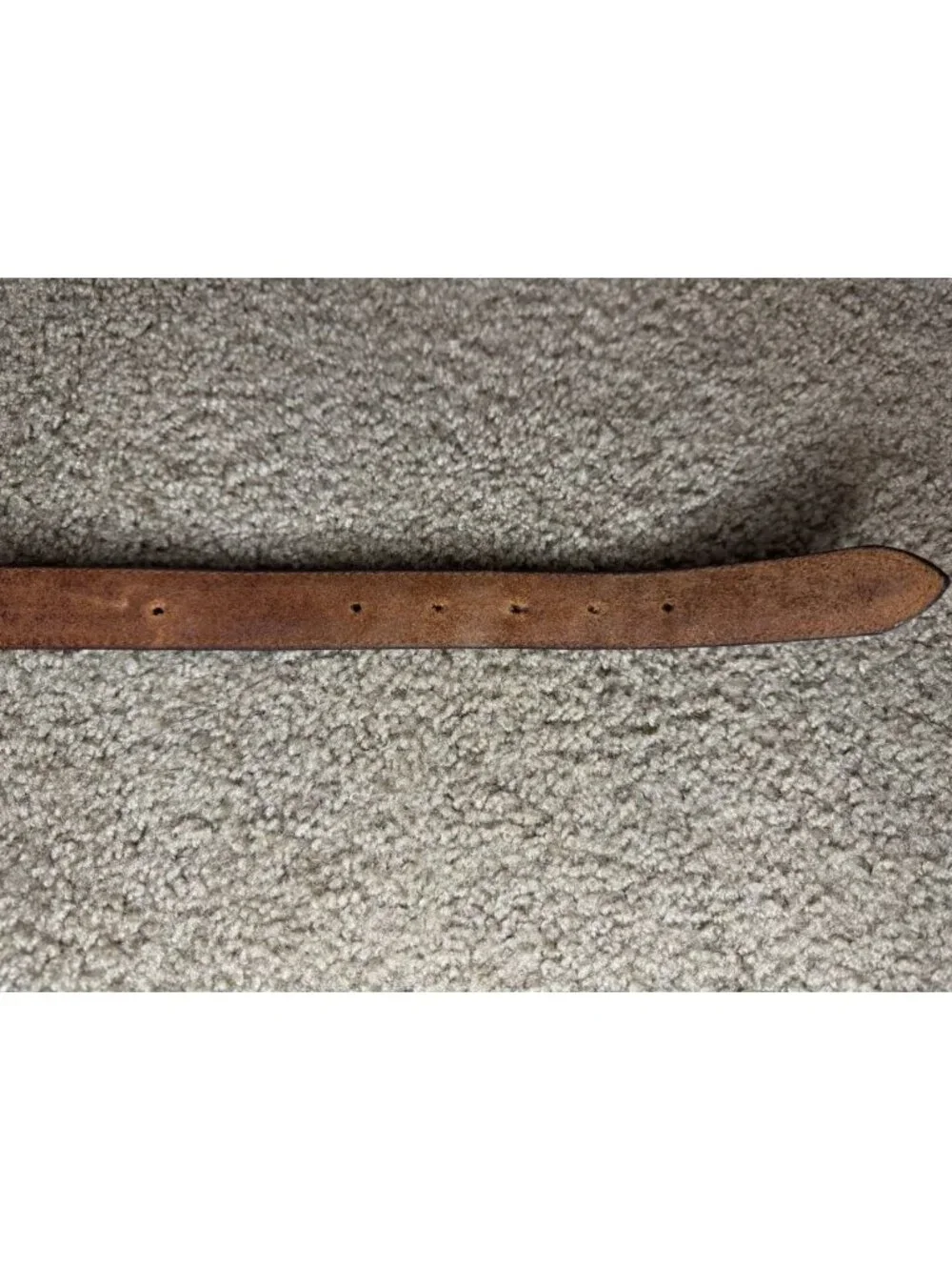 Vtg LEEGIN Belt WomeNS 35 Brown Leather Gold Buckle
